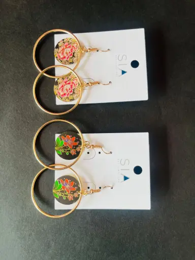 [earrings] Boho Bloom Duo 🌸