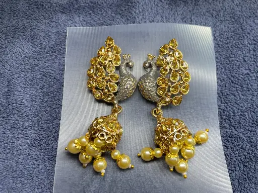 Mayura Royale Jhumkas 🦚✨